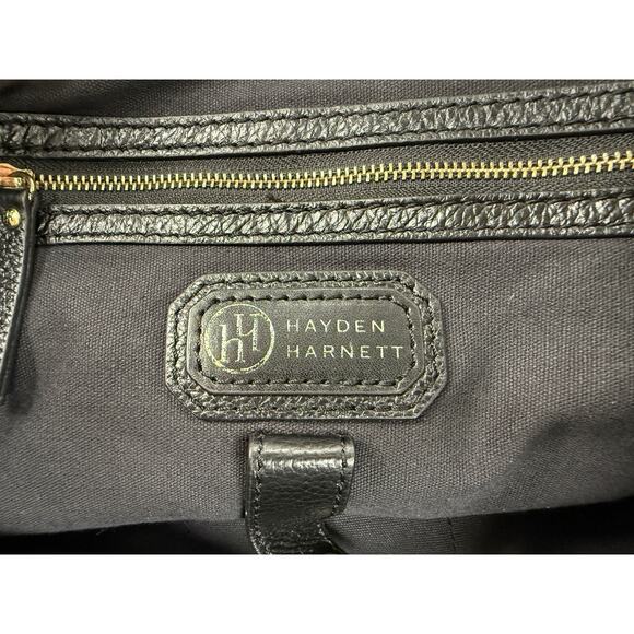 Hayden Harnett Black Ibiza Convertible Large Tote Travel Bag - Picture 9 of 14